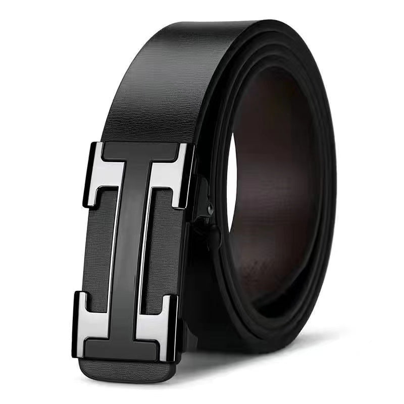 Men's Toothless Inner Wear Automatic Buckle Casual Belts