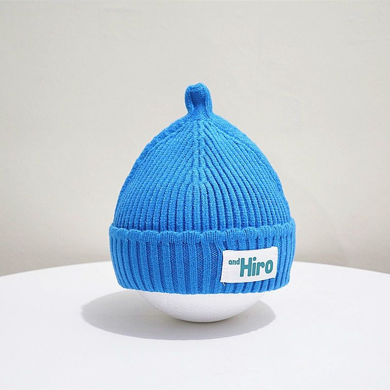 Winter Korean Style Boys Plush Bonnet Knitted Kids' Headwear