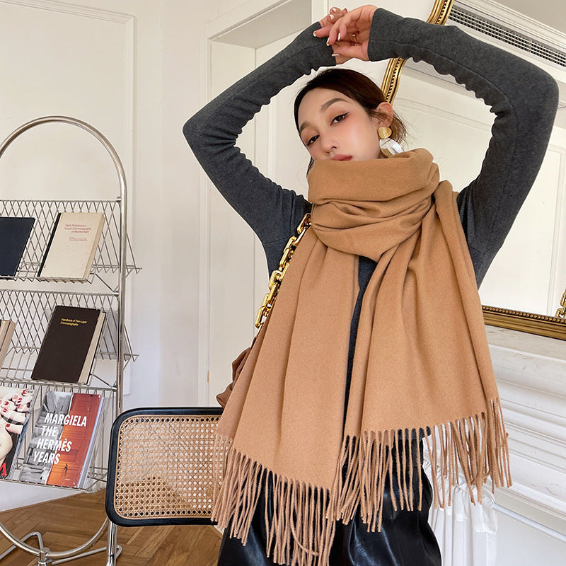 Female Korean Warm Couple Outer Wear Scarfs