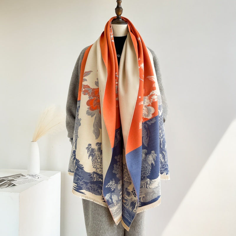 Women's Style Artistic Versatile Fashion Office Air Scarfs