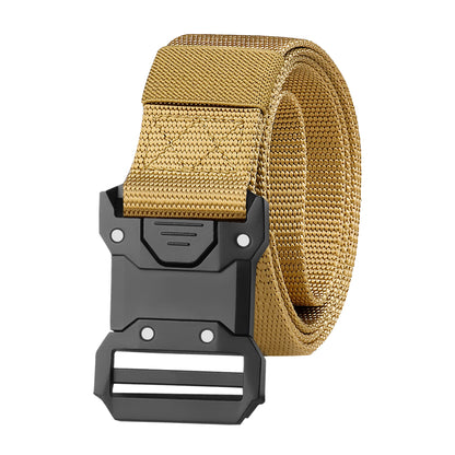 Men's Quick Release Buckle Tactical Nylon Waistband Belts