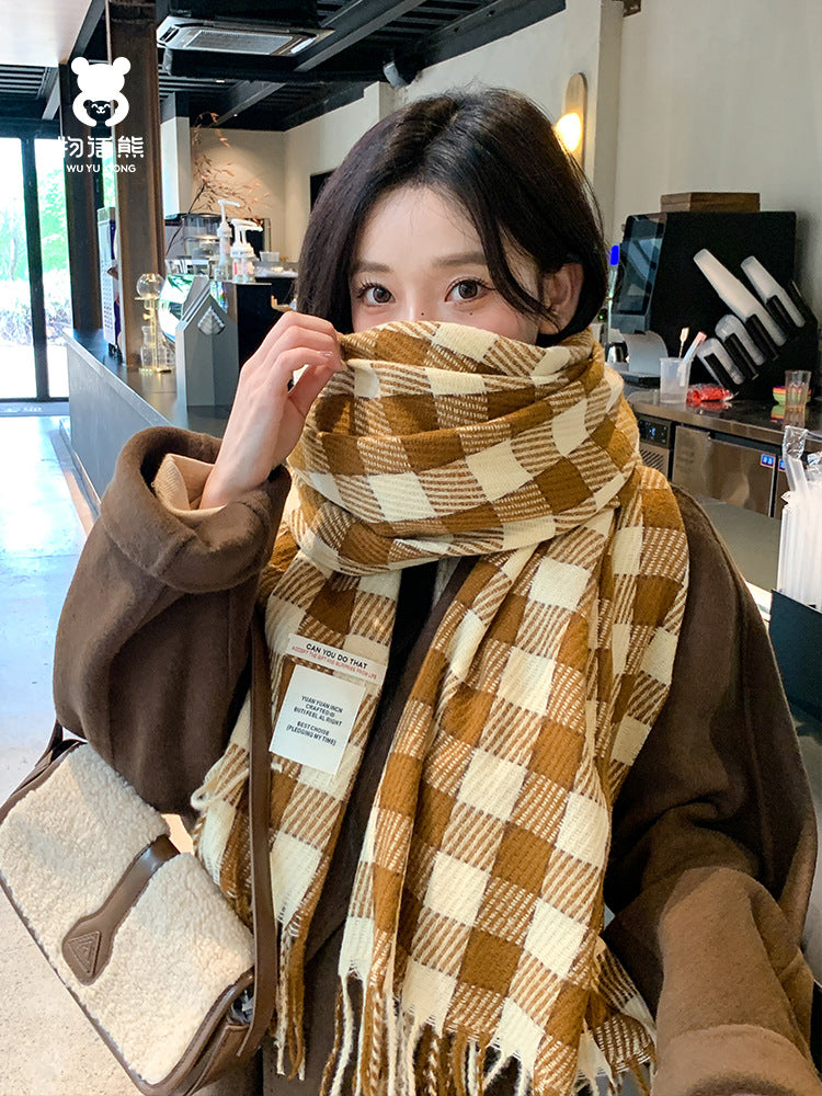 Women's Korean Style Versatile Fashionable Long Soft Scarfs