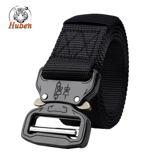 Men's Tactical Outdoor Training Imitation Nylon Release Buckle Belts