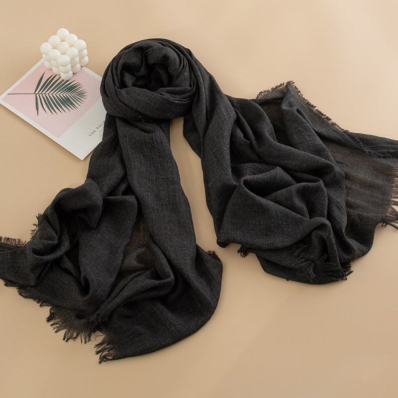 Women's Color Thin High-grade Long Air Conditioning Scarfs