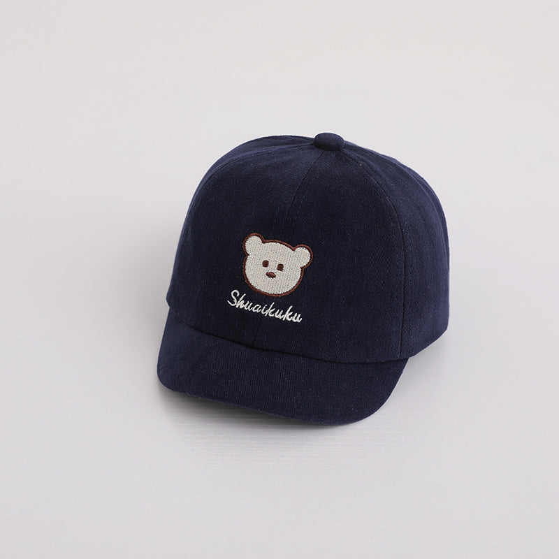 Children's Korean Peaked Boys Short Brim Casual Kids' Headwear