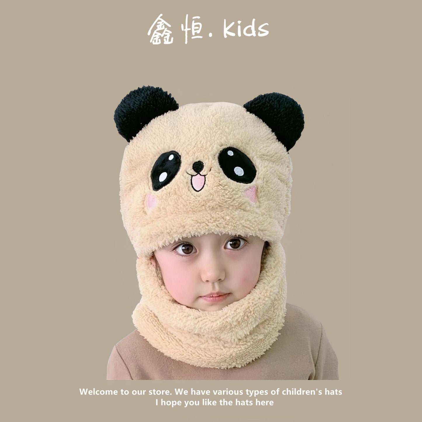 Women's & Men's Infant Woolen Korean Pullover Ear Protection Kids' Headwear