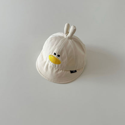 Hat Autumn Summer Bucket Cartoon Peaked Kids' Headwear