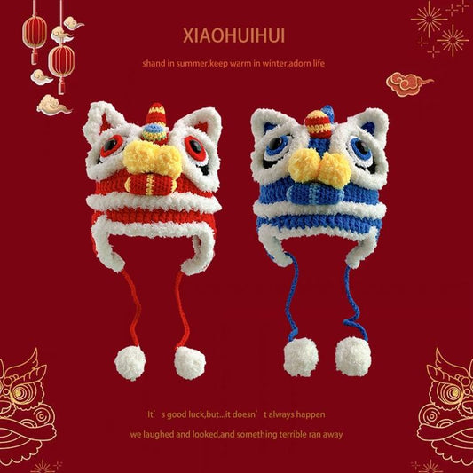 Handmade Cute Warm Tiger Hat Adult Festival Kids' Headwear