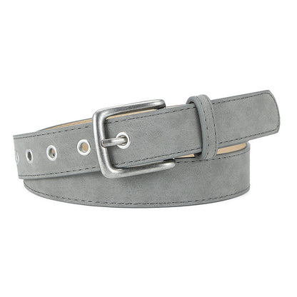 Women's Matte Texture Pin Buckle High-grade Versatile Belts