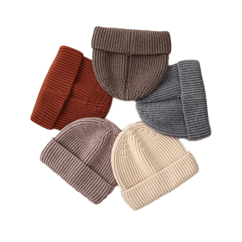 Children's Hat Winter Warm Soft Knitted Leisure Kids' Headwear