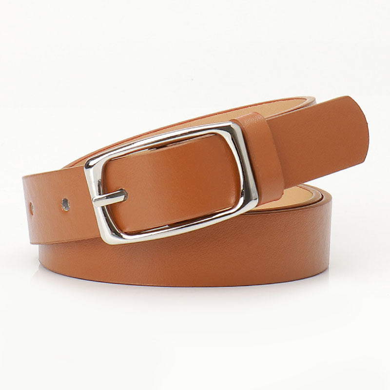 Women's Korean Style Trendy Wild Pin Buckle Belts