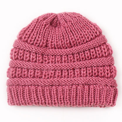 Children's Hat Warm Candy Color Boy Infant Kids' Headwear