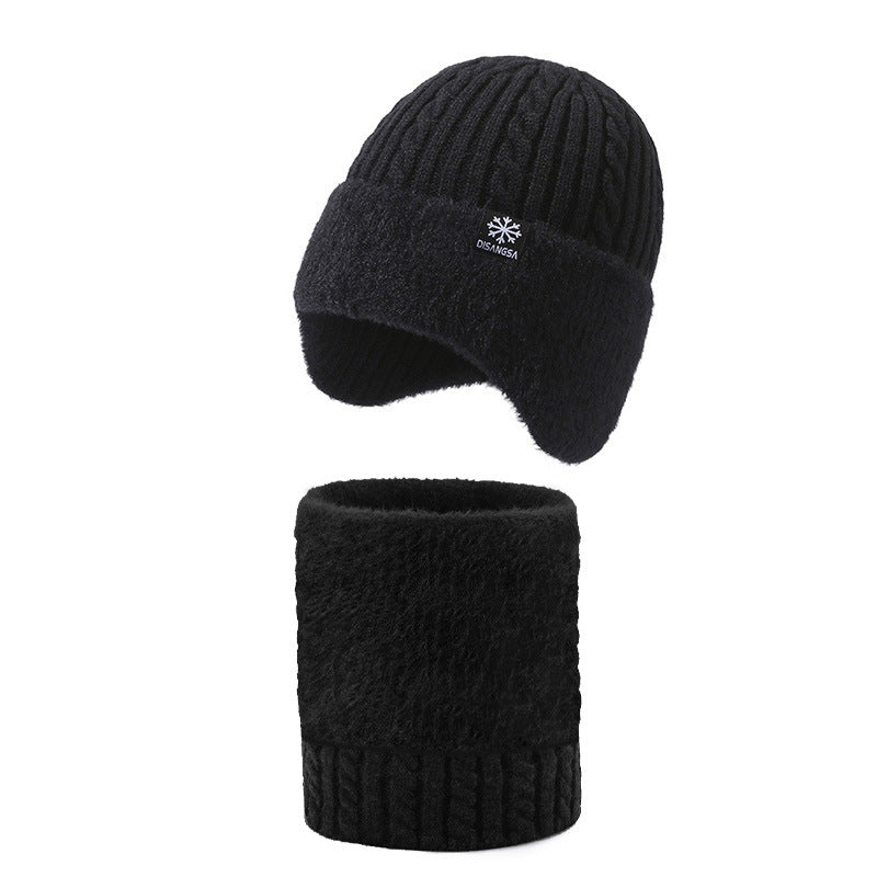 Men's Winter Outdoor Cycling Warm Two-piece Suit Hats & Caps