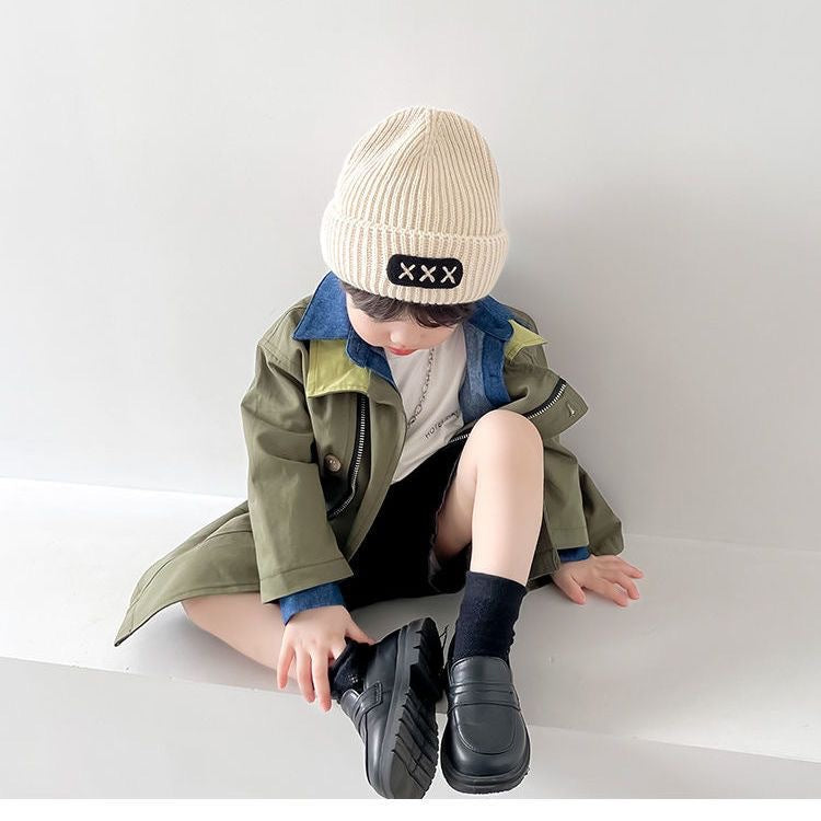 Hat Infant Woolen Warm Knitted Boys Kids' Headwear