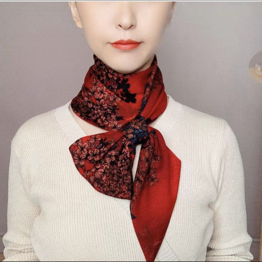 Women's Fashion Versatile Australian Woolen Cotton Ear Scarfs