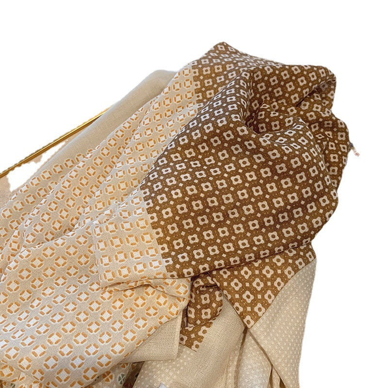 Women's Shawl Air-conditioned Room Outer Match High-grade Scarfs