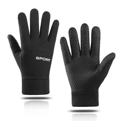 Men's Warm Sports Touch Screen Outdoor Mountaineering Gloves