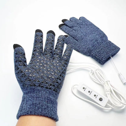 Women's & Men's Double Side Heating Palm Glue Point Gloves