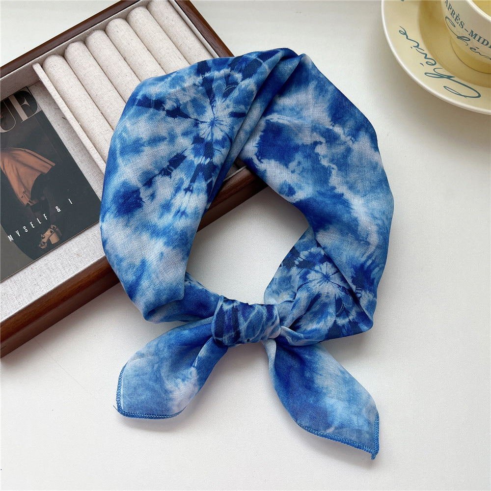 Women's Towel Soft Literary Decoration Silk Retro Scarfs