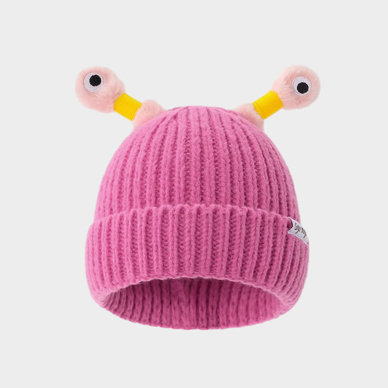 Children's Woolen Cute Cartoon Funny Tentacles Boys Warm Kids' Headwear