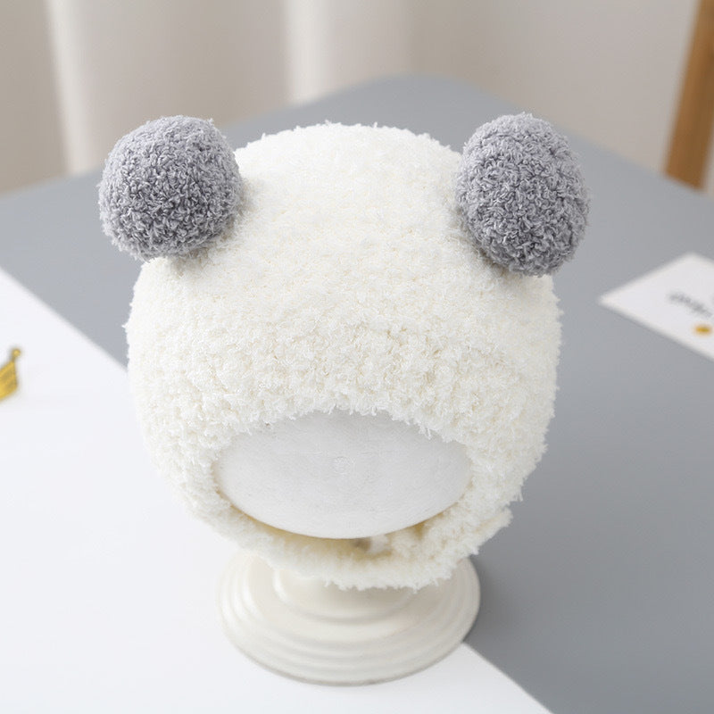 Hat Winter Cute Born Infant Wool Kids' Headwear