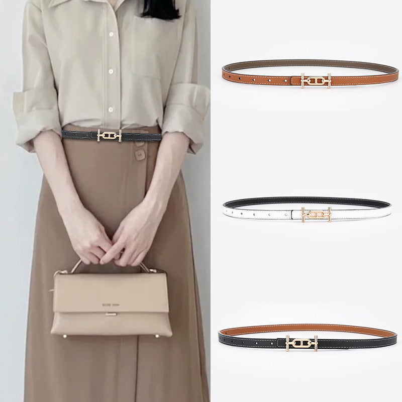 Women's Small Decoration With Dress Decorative Suit Pants Belts