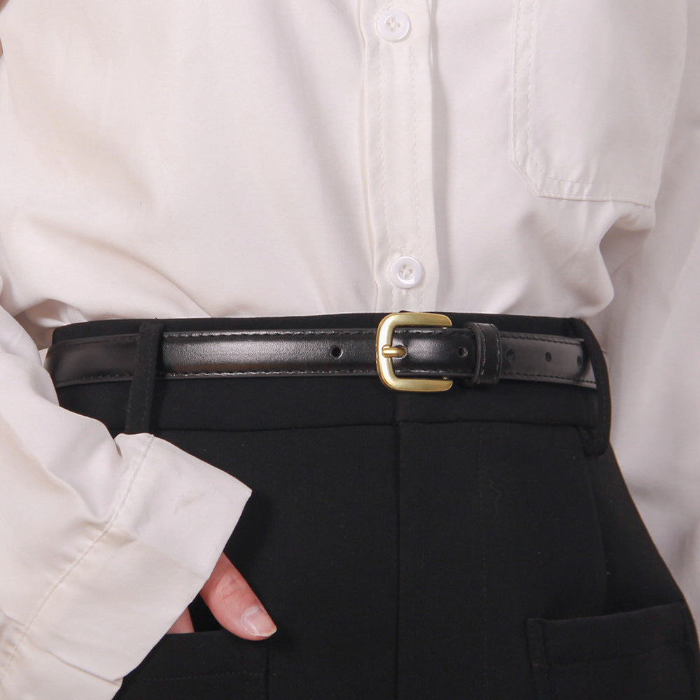 Women's Korean Wild Durable Strong Decorative Skirt Belts