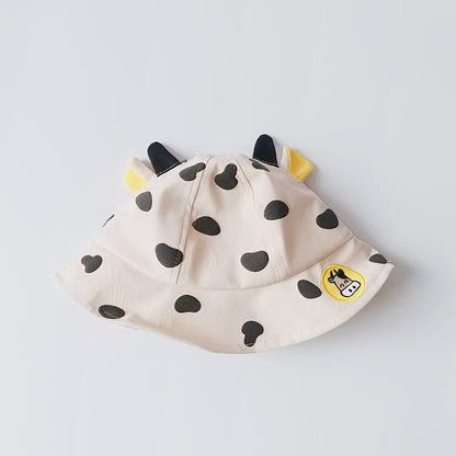 Children's Hat Cow Spot Thin Net Bucket Kids' Headwear