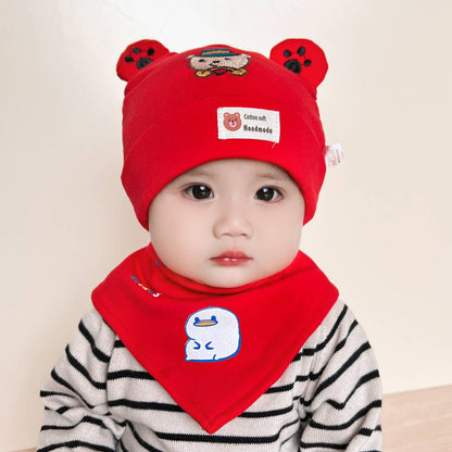 Hat Boy Sleeve Beanie Years Old Kids' Headwear