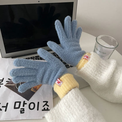 Fingers Separate Travel Convenient Exposed Two Playable Mobile Gloves