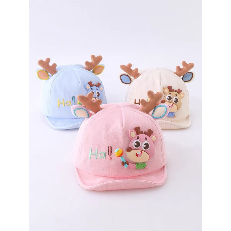 Children's Hat Turban Peaked Cartoon Sun Protection Kids' Headwear