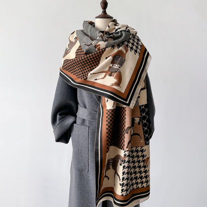 Warm Fashion Elegant Air-conditioned Room Shawl Scarfs