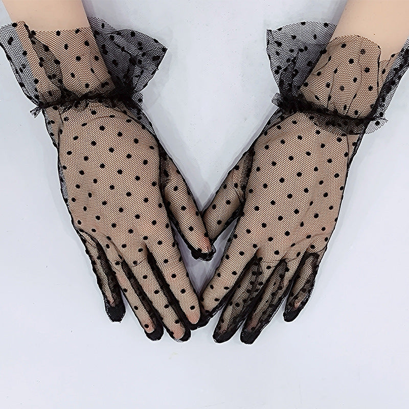 Lace Spiritual Love Wedding Halloween Lolita Costume Gloves