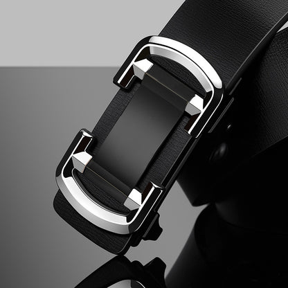 Men's Toothless Automatic Buckle Inner Wear Fashionable Business Pant Belts