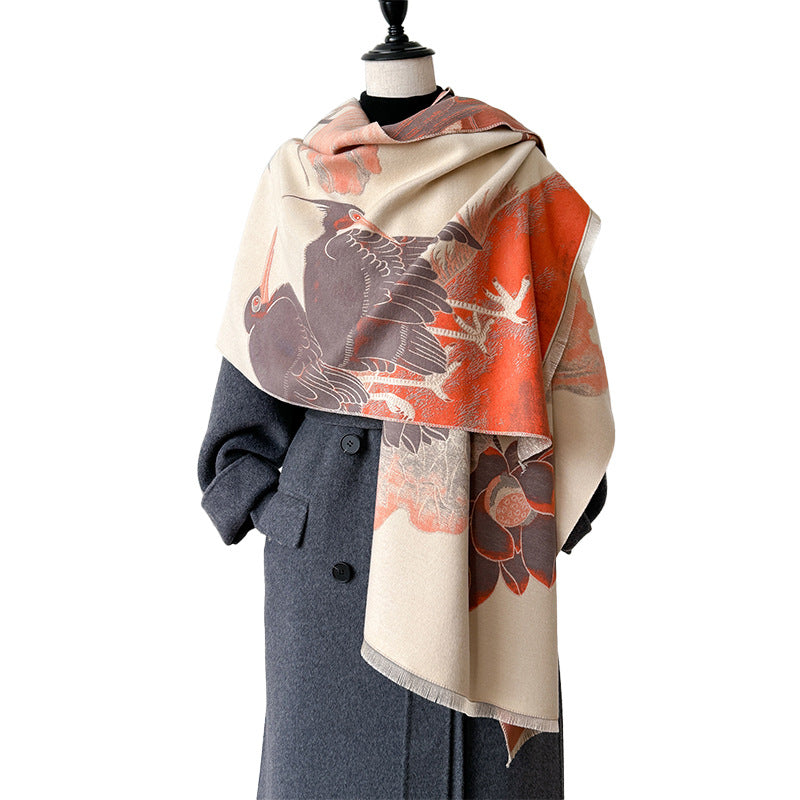 Artificial Cashmere Winter High Sense Warm Scarfs