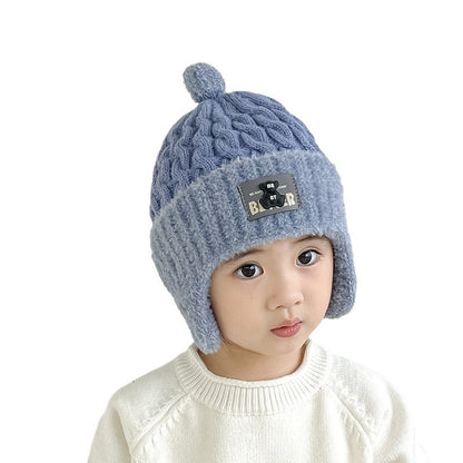 Children's Style Boys Keep Warm Woolen Cute Kids' Headwear