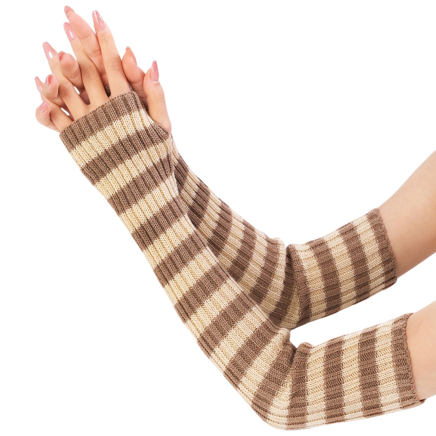 Women's & Men's Knitted Wool Long Dancing Disco Dew Half Gloves