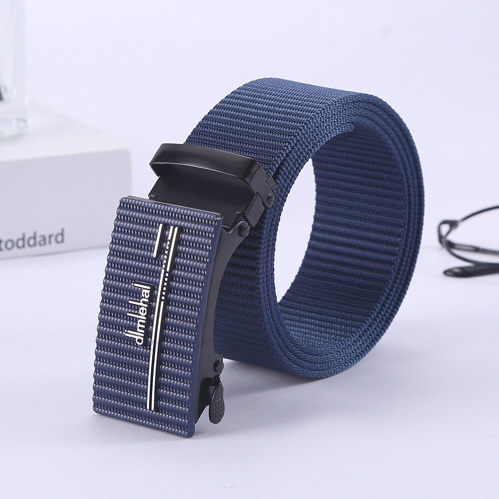 Men's Buckle Nylon Casual Sports Canvas Iron Belts