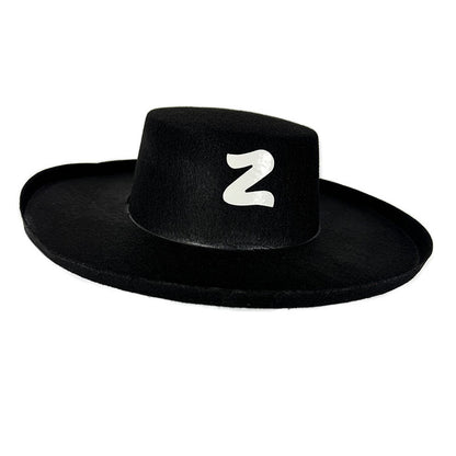 Zorro Hat Big Brim Top Fur Hats & Caps