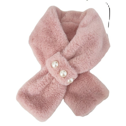 Pearl Plush Warm Fur Windproof Imitation Rabbit Collar Scarfs