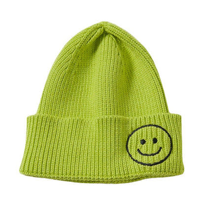 Children's Knitted Hat Korean Cute Embroidered Boys Kids' Headwear