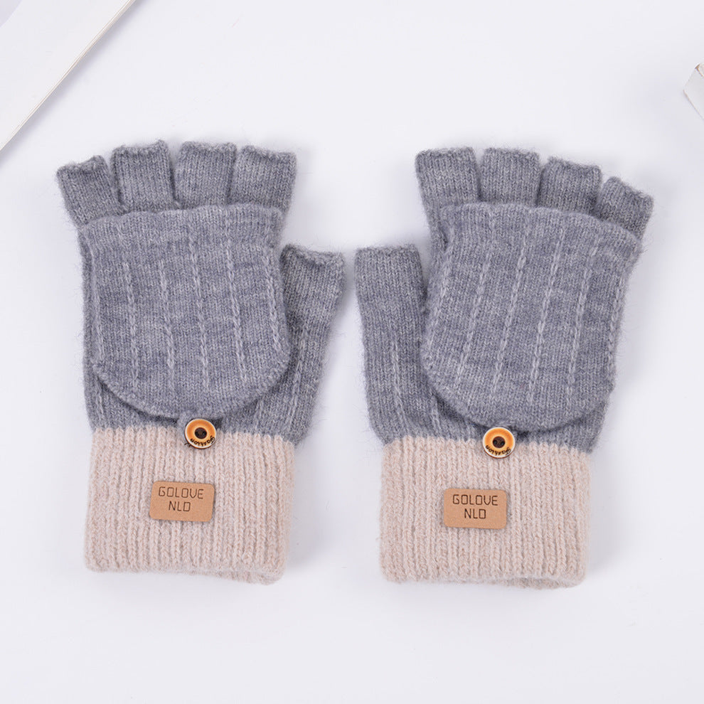 Women's & Men's Knitted Touch Screen Full Finger Thermal Extra Thick Gloves