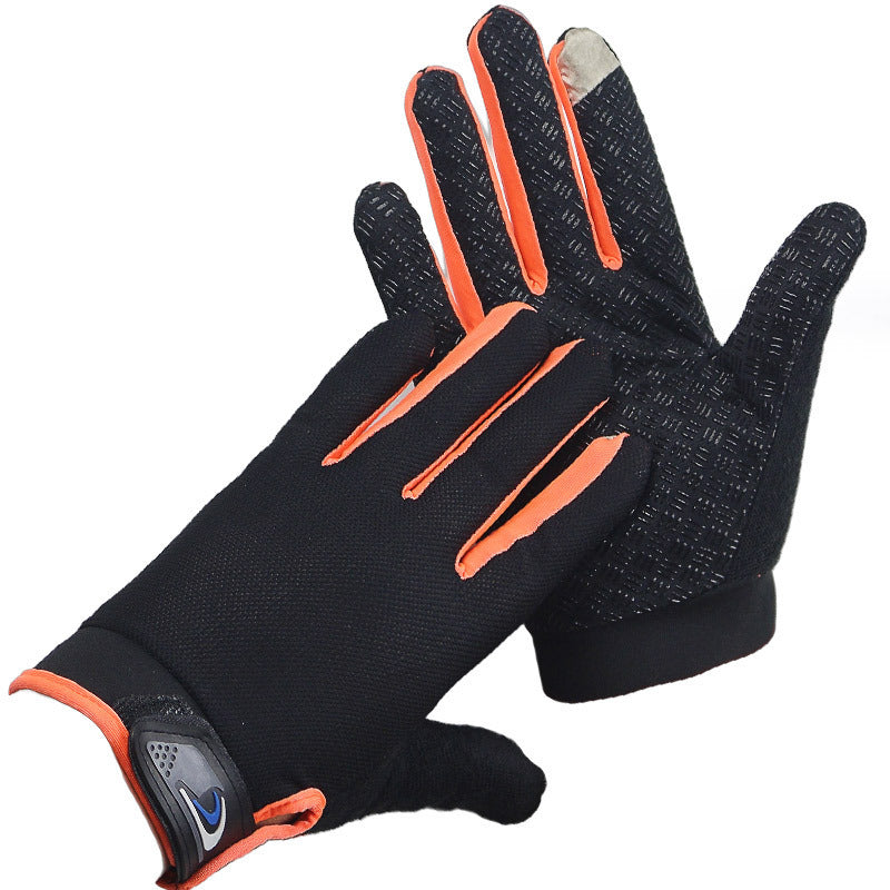 Men's Sun Protection Half Lure Fishing Flying Outdoor Touch Screen Gloves