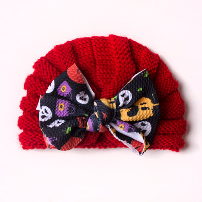 Keep Warm Knitted Hat Funny Bow Kids' Headwear