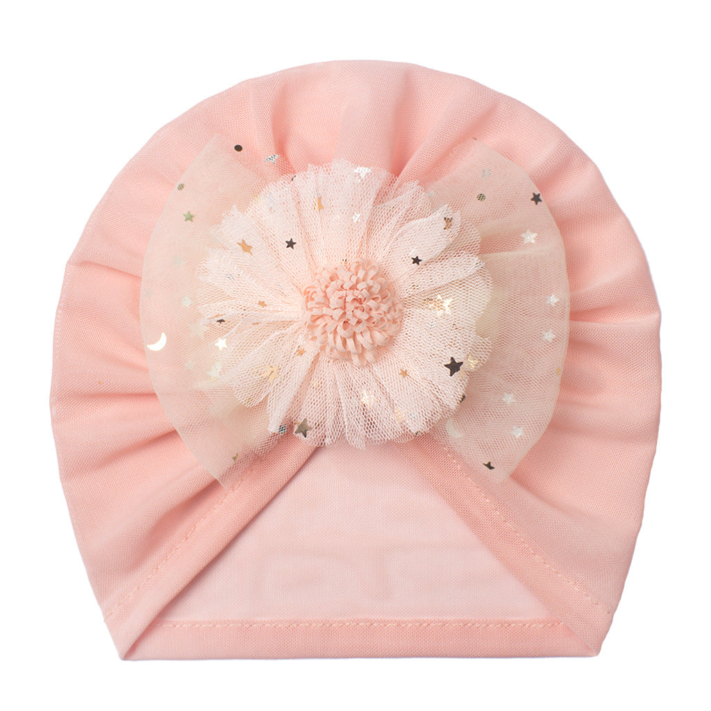 Summer Hat Mesh Thin Bow Flower Kids' Headwear