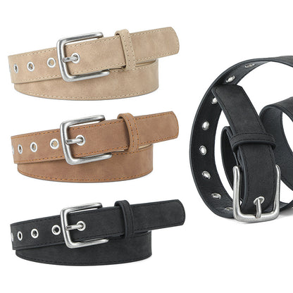 Women's Matte Texture Pin Buckle High-grade Versatile Belts