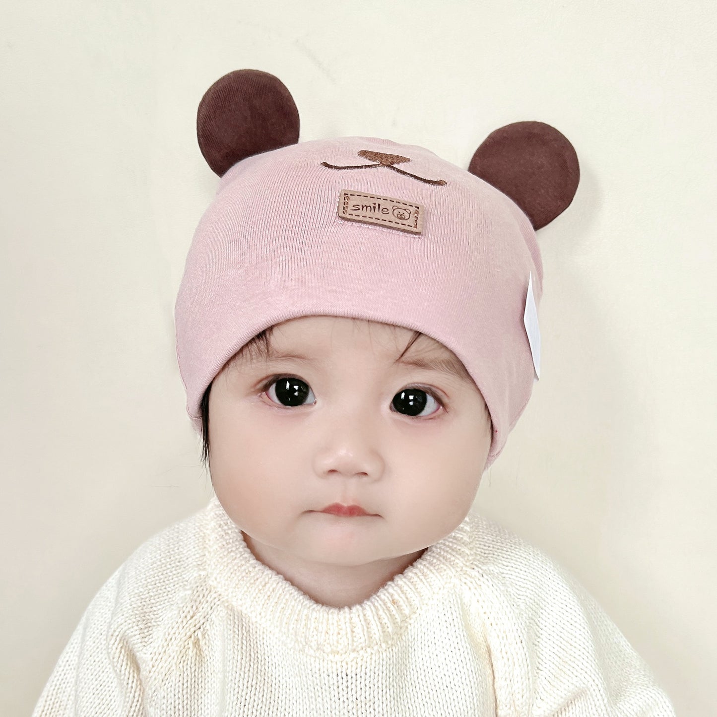 Women's & Men's Bear Son Leather Tag Born Fetal Kids' Headwear