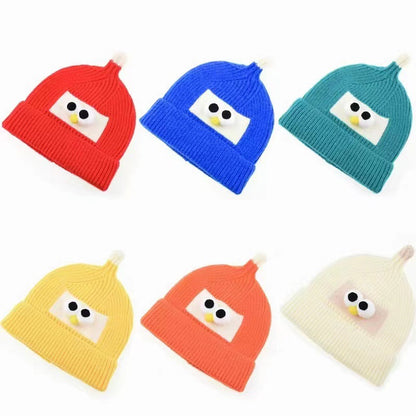 Children's Cartoon Angry Birds Woolen Boys Outdoor Kids' Headwear