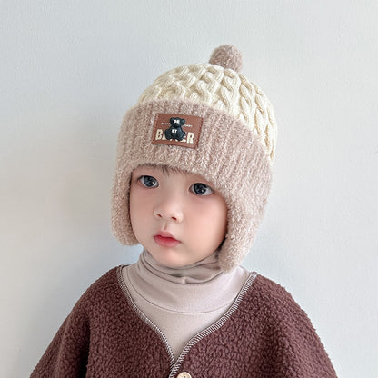 Children's Style Boys Keep Warm Woolen Cute Kids' Headwear