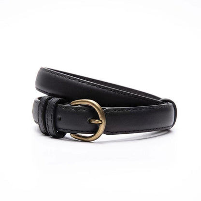 Women's Thin Simple Cutting Edge Casual Distressed Belts